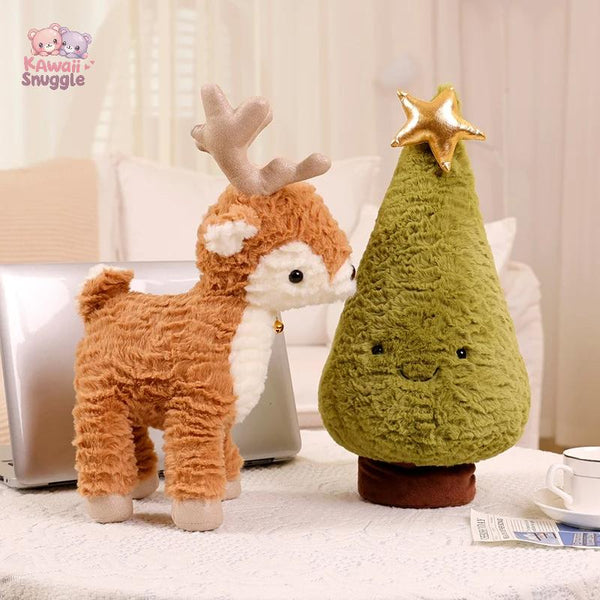 Simulation Christmas Tree Plush Toy Cute Plush Pillow Kawaii Snuggle