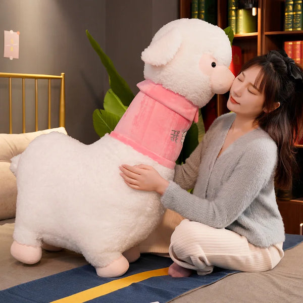50/70/100cm Alpaca Pillow Plush Toy Stuffed Plush Sheep Llama Doll Animal Toys for Kids Soft Cushion Home Baby Birthday Gift