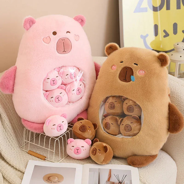 Kawaii Plush Toy for Boy Girl Cute Stuffed Animal Capybara Guinea Pig Anime Home Decor