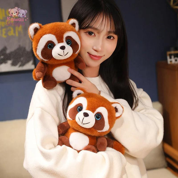 Kawaii Red Panda Stuffed Animals Raccoon Plush Toy