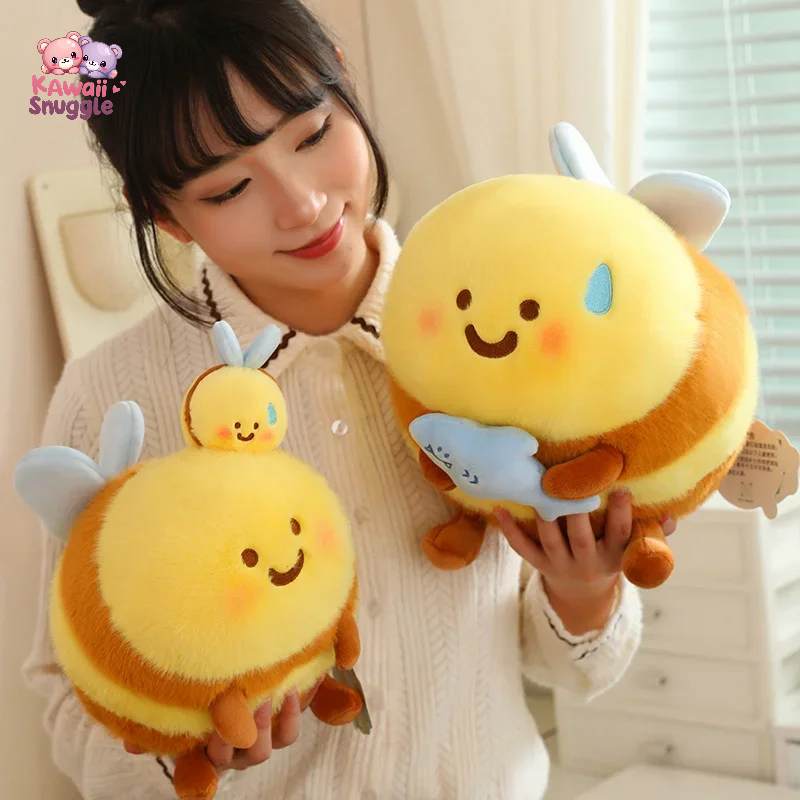 Sha Bee Plush Toys – Your Cuddly Buzzing Companion! Kawaii Snuggle