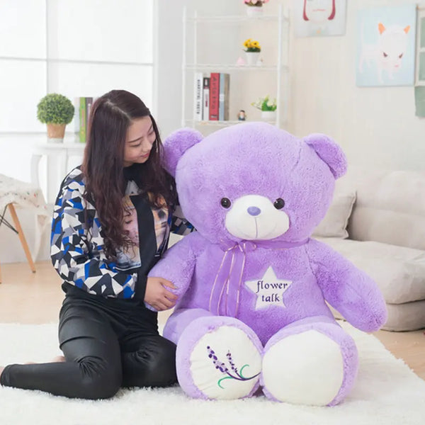 Cuddly Purple Stuffed Bear: A Hug You Can Keep Forever