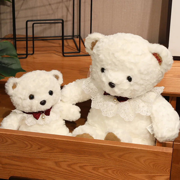 Kawaii Pure White Teddy Bear – The Bear Hug Every Girl Dreams Of