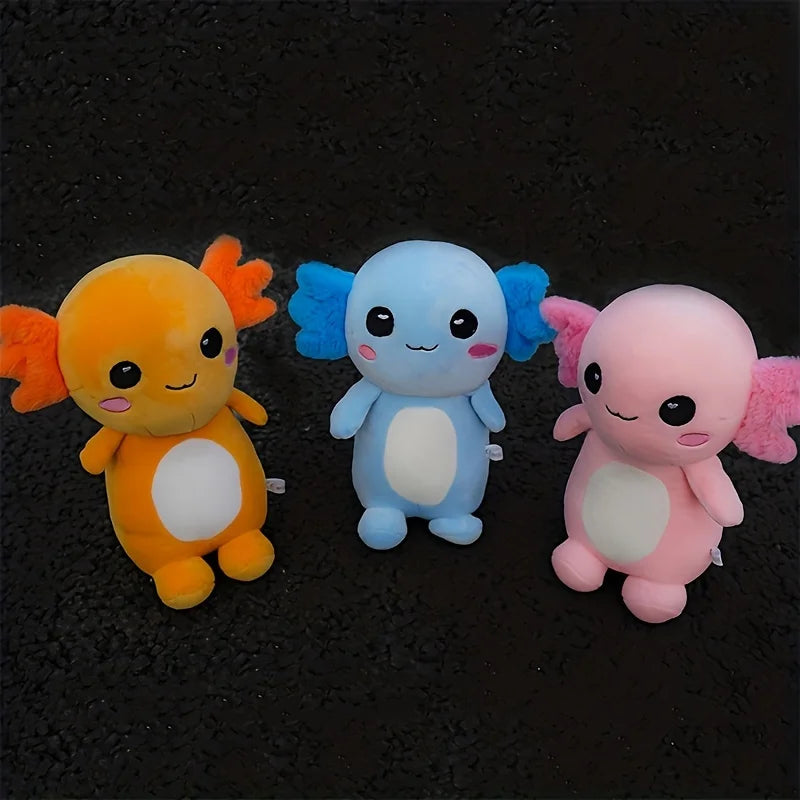 Cartoon Axolotl Plush Axolotl Plush Realistic Ambystoma Scary Amphibian Plush Toy