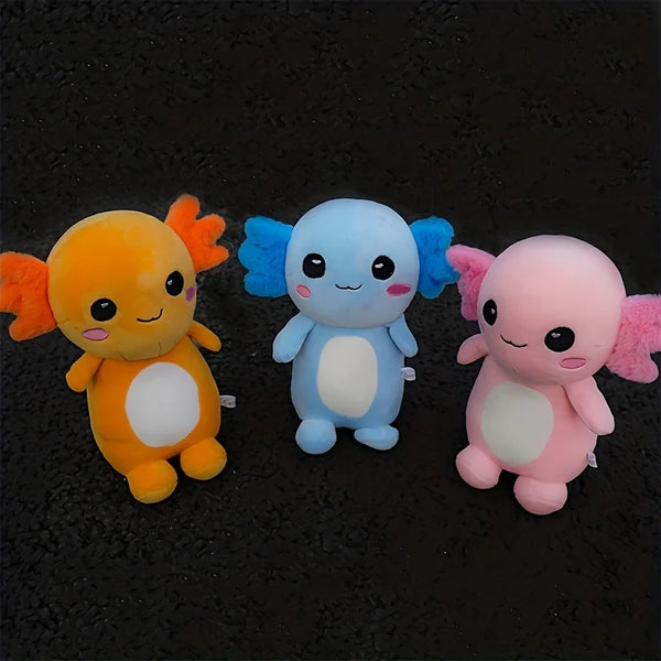 Cartoon Axolotl Plush Axolotl Plush Realistic Ambystoma Scary Amphibian Plush Toy