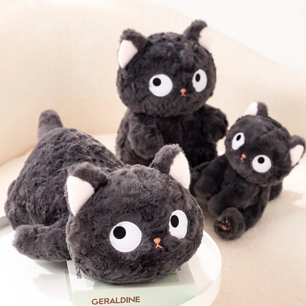 Lovely Plush Black Cat Dolls Cute Toy Stuffed Soft Cat Pillow