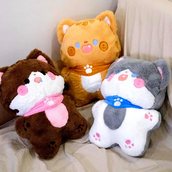Kawaii Luna Cat Plush Toy – Soft, Adorable, and Perfect for Kids and Christmas Gifts