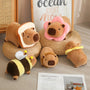 Cute Capybara Plush Toy Kawaii Soft Capybara Stuffed Toy Plushie Toys for Kids Birthday Gifts for Boys and Girls