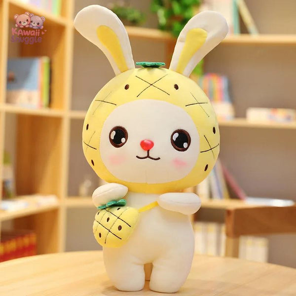 Cute Fruit Rabbit Plush Toys - Soft & Huggable Bunny Dolls
