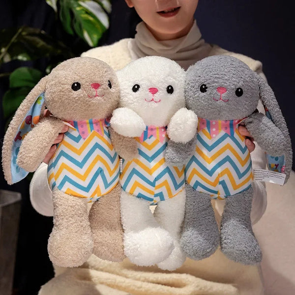 Fluffy Bunny Plush Toy Soft Stuffed Rabbit Doll Cute Baby Sleep Appease Pillow