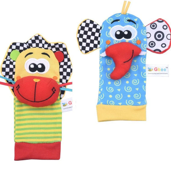 Baby Foot Toys with Rattles: The Sweetest Steps to Smiles and Sensory Fun