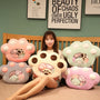 5pcs Snack Pudding Cat Paw Plush Toys Gift Set