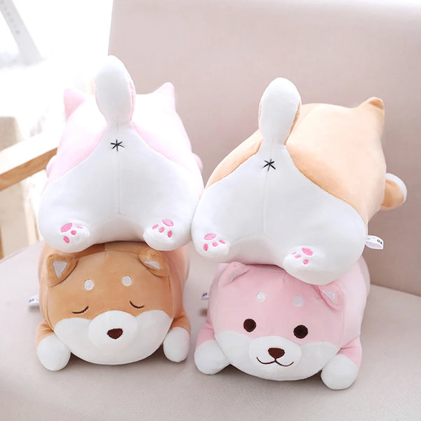 Happy Chuppy Corgi-Dog Plush Toy Stuffed Soft Animal Cartoon Pillow