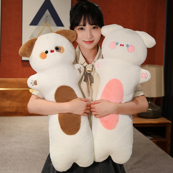 Kawaii Puppy Dog Doll Plush Toy Long Soft Fluffy Doggy Cartoon Animal Toy