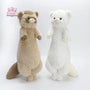 Fluffy Lifelike Ferret Plush Toy – Soft Stuffed Animal Doll