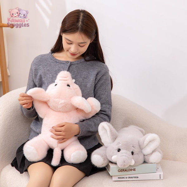 Cartoon Get Down Elephant Plush – The Cutest Cuddle Buddy