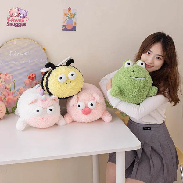 Crocodile Unicorn Pig Plush – A Magical Trio in One! Kawaii Snuggle