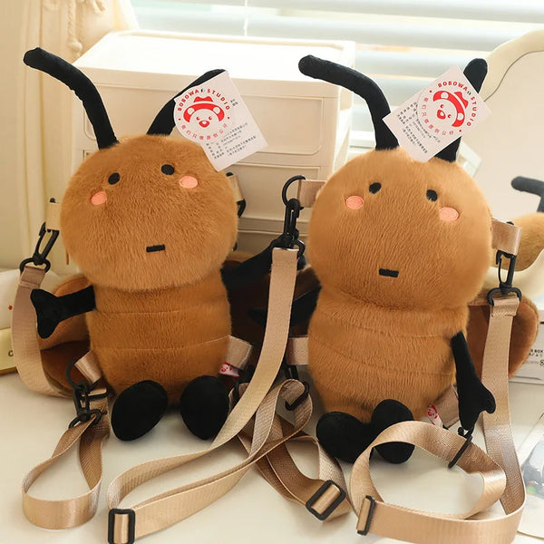 Cute Insect Plush Backpack for Kids