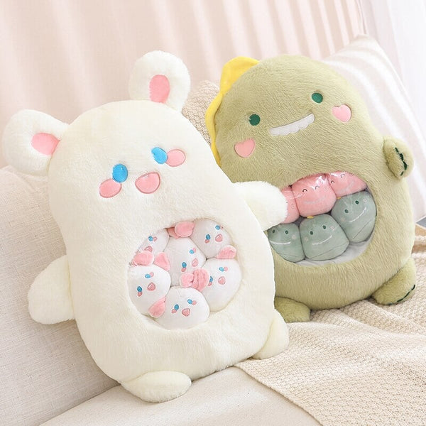 Bag of Koala Dino Bunny Panda Plushie Collection