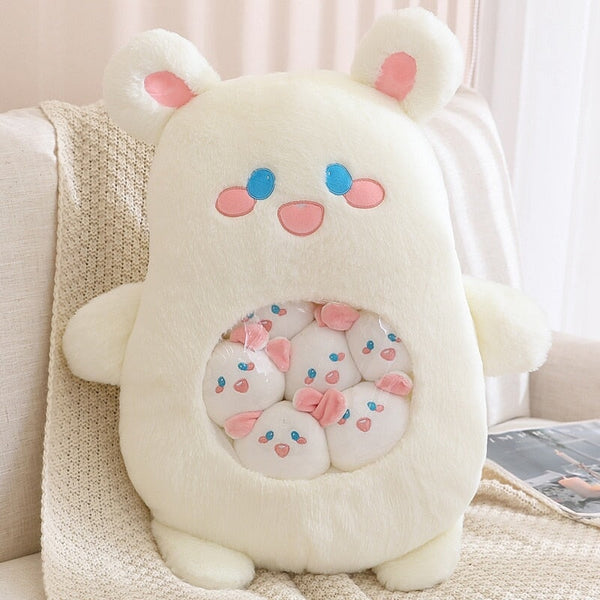 Bag of Koala Dino Bunny Panda Plushie Collection