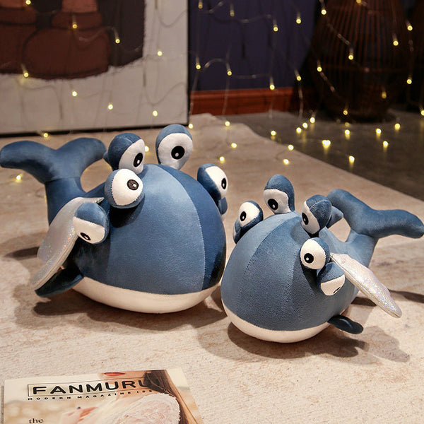 Blue Alien Whale with Wings Plushie