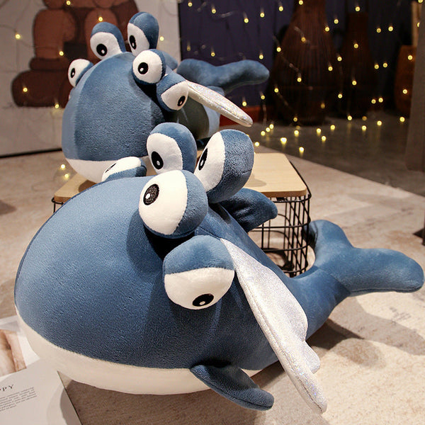 Blue Alien Whale with Wings Plushie