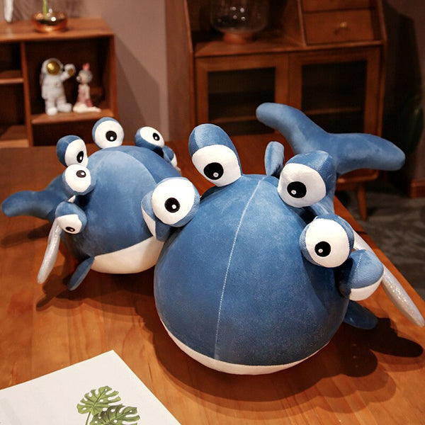 Blue Alien Whale with Wings Plushie