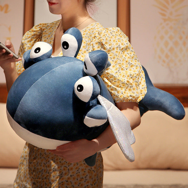 Blue Alien Whale with Wings Plushie