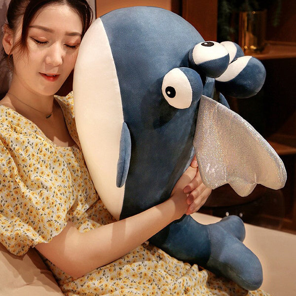 Blue Alien Whale with Wings Plushie