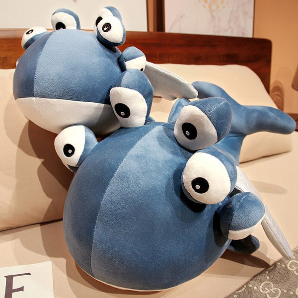 Blue Alien Whale with Wings Plushie