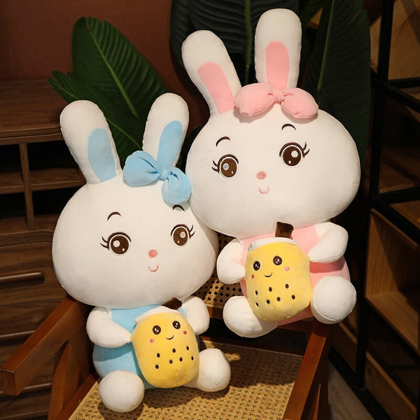 Boba Bunny Couple Plushies