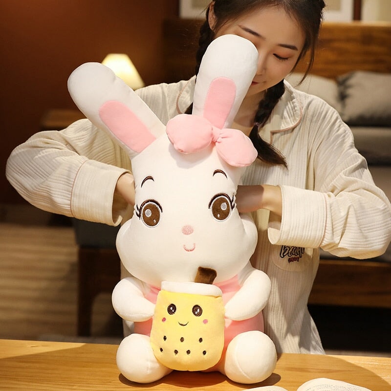 Boba Bunny Couple Plushies
