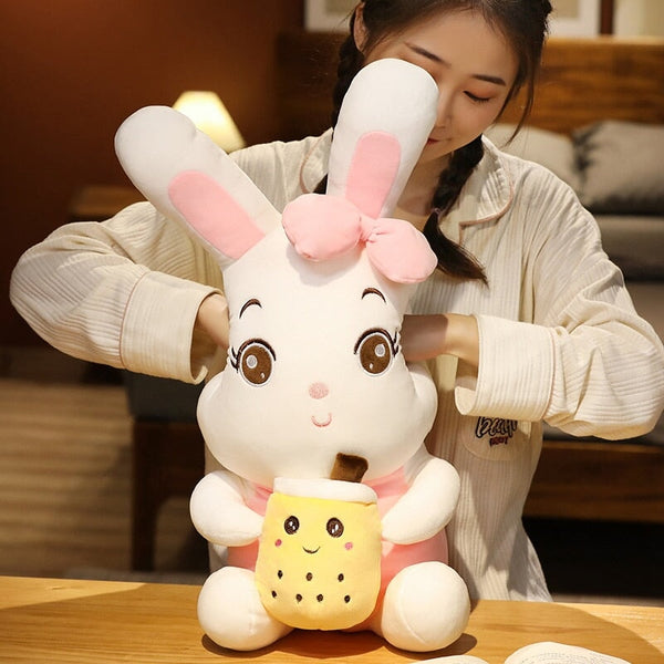 Boba Bunny Couple Plushies