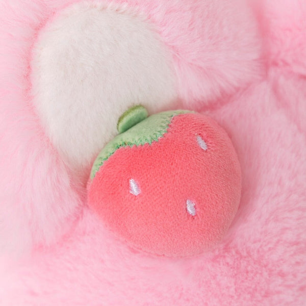 Buttons the Fluffy Pink Bunny Plushie