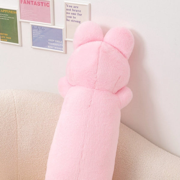 Buttons the Fluffy Pink Bunny Plushie