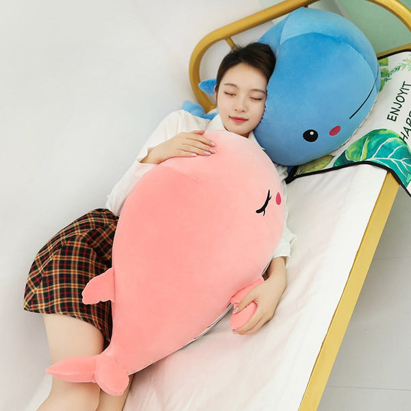 Cheerful Chonky Plumpy Pink Blue Whale