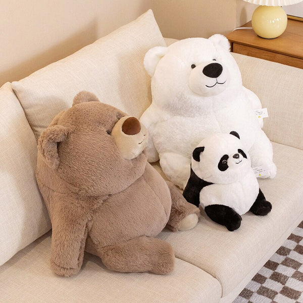 Chonky Fat Bear Panda Polar Bear Plushies