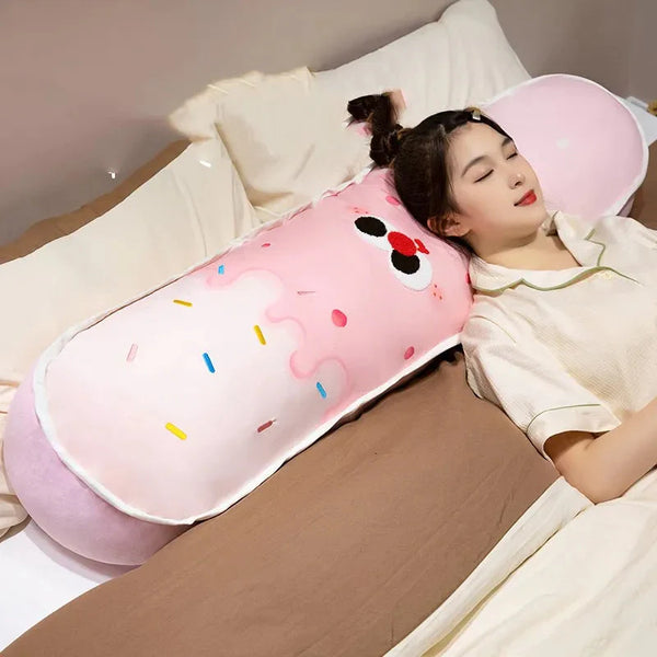 Colourful Ice Cream Long Pillow Plushie