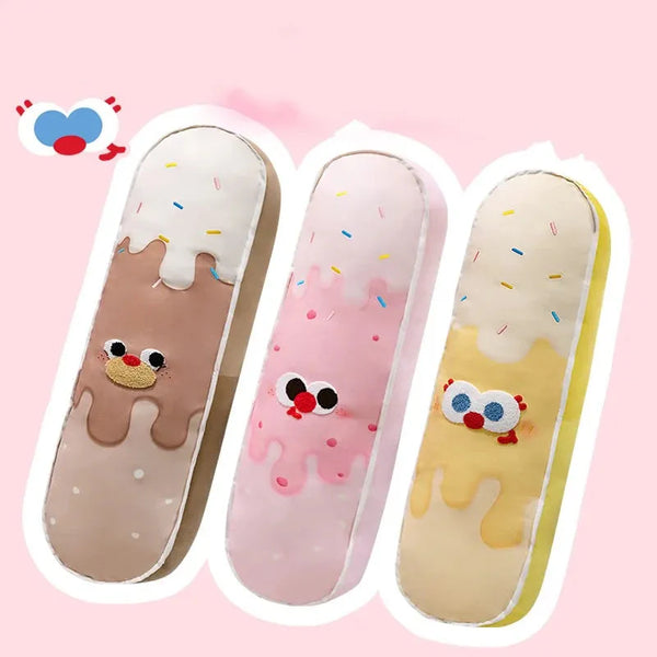 Colourful Ice Cream Long Pillow Plushie