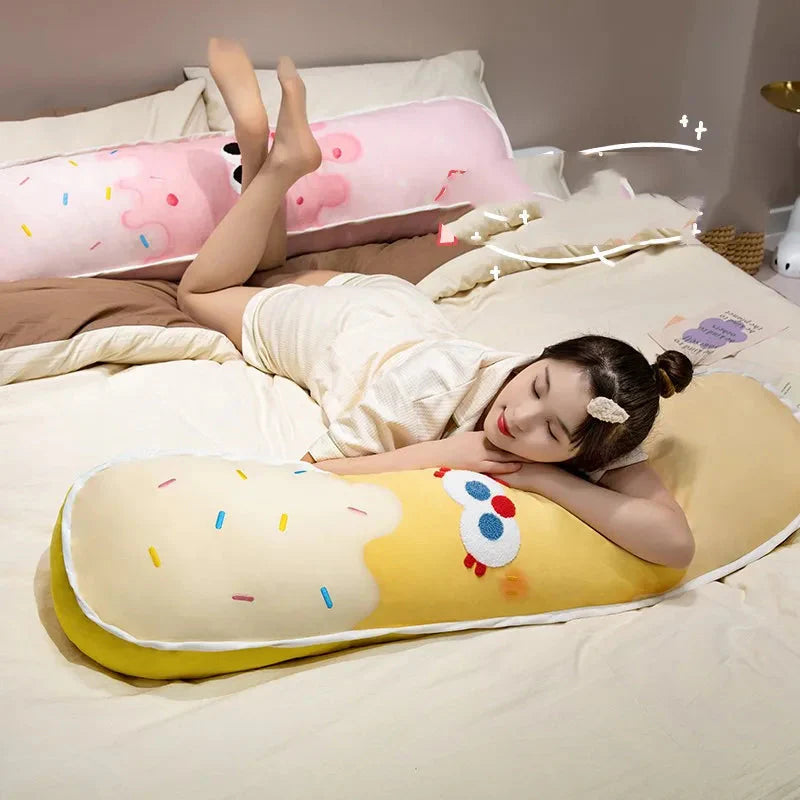 Colourful Ice Cream Long Pillow Plushie