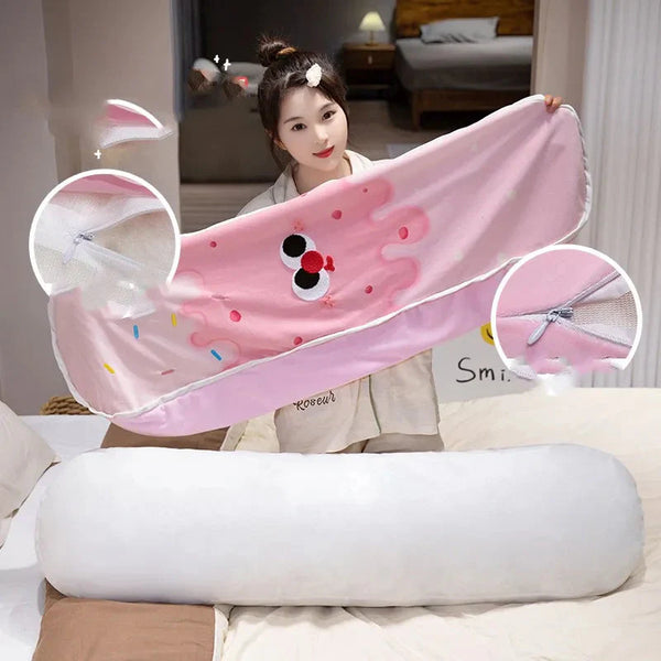 Colourful Ice Cream Long Pillow Plushie