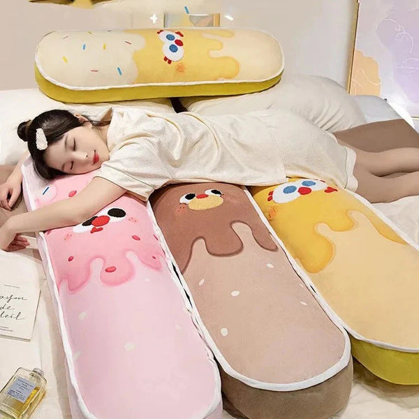 Colourful Ice Cream Long Pillow Plushie