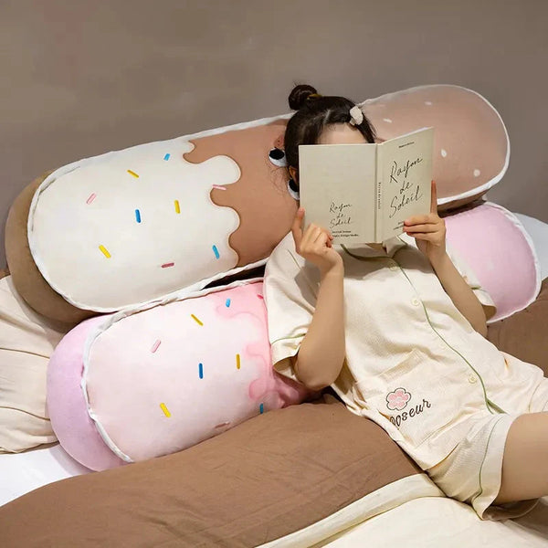 Colourful Ice Cream Long Pillow Plushie