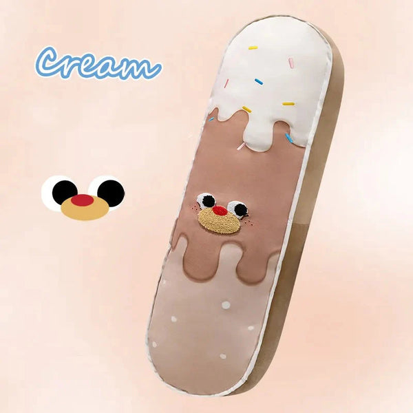 Colourful Ice Cream Long Pillow Plushie
