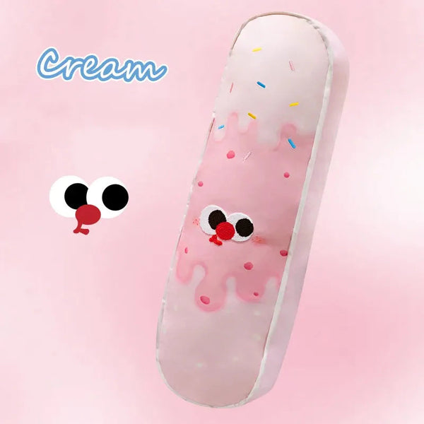 Colourful Ice Cream Long Pillow Plushie