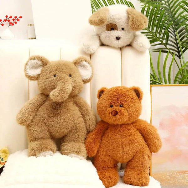 Fluffy Animal Snuggle Buddy Plushies