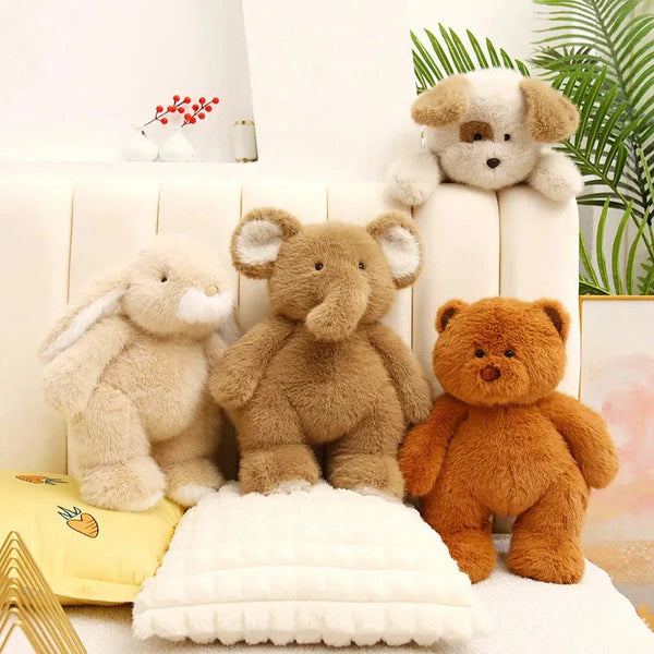 Fluffy Animal Snuggle Buddy Plushies