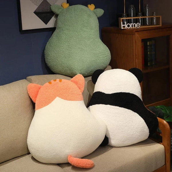 Fluffy Dinosaur Cat Dog Panda Pillow Cushion Plushies