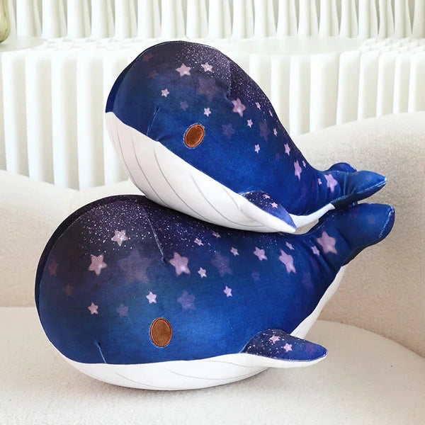 Galaxy Starry Kawaii Blue Pink Whale Plushies