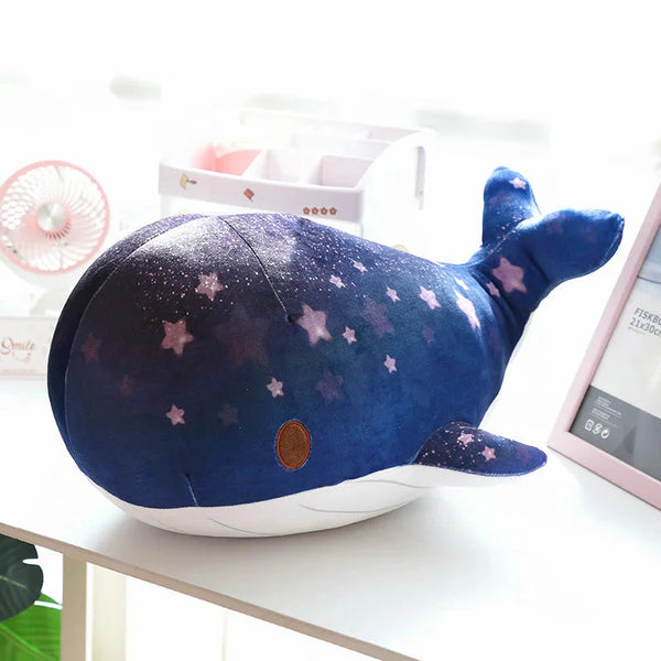 Galaxy Starry Kawaii Blue Pink Whale Plushies